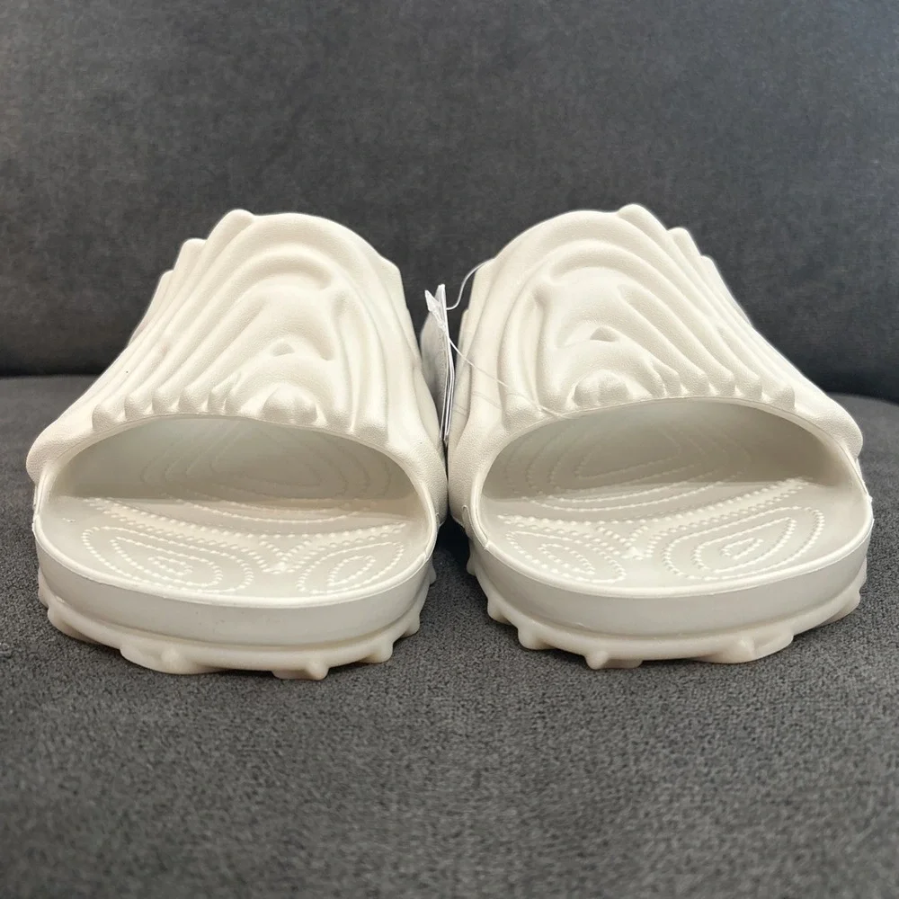 Crocs Pollex Slide Salehe Bembury Mens 13 Parsnip White Textured 208685-1MC